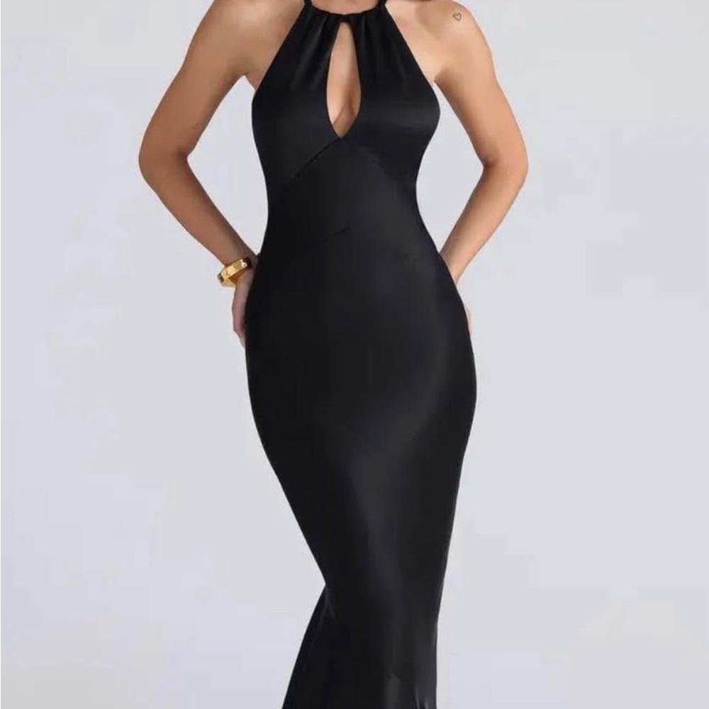 House of CB Oliviana Satin Mermaid Gown